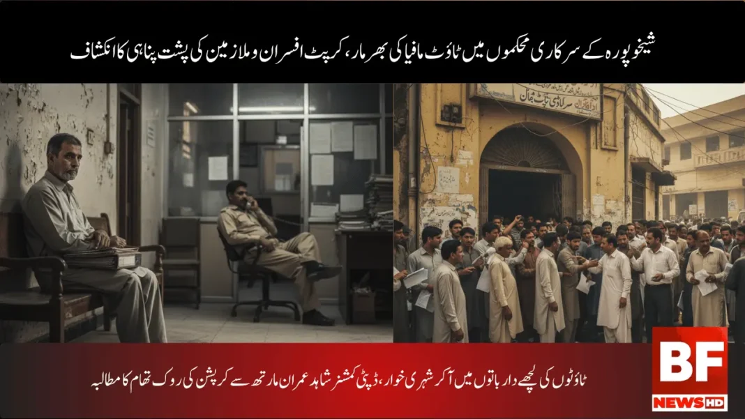 ٹاؤٹوں کی لچھے دار باتوں میں آکر شہری خوار، ڈپٹی کمشنر شاہد عمران مارتھ سے کرپشن کی روک تھام کا مطالبہ